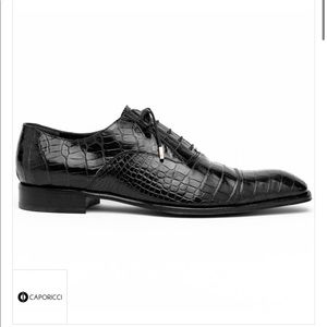 CAPORICCI 1114 Blk Alligators shoes